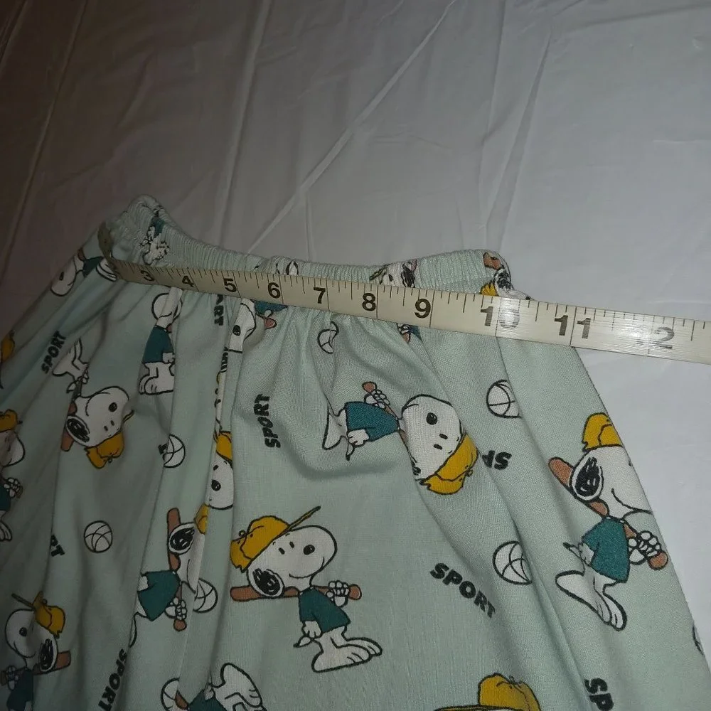 Peanut Snoopy baseball gray pajama bottoms‎ (see measurements for size)